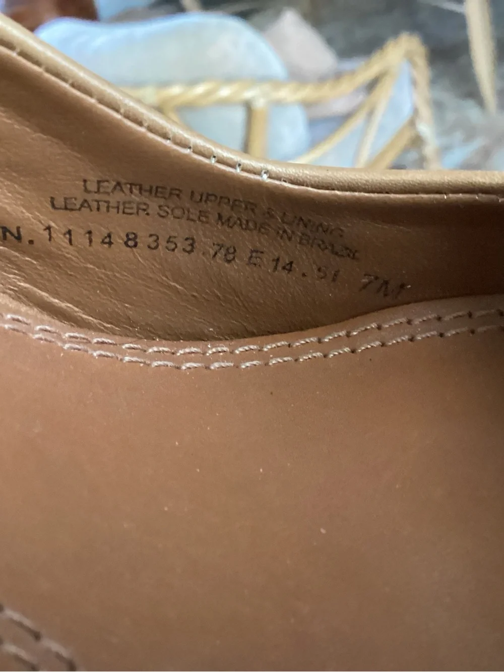 Tory Burch Tan Leather Block Heel Pumps with Gold Logo